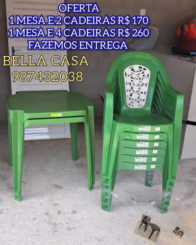 MESA JASMIN DUE.D 7S.E PLASTICO SJE.E ENTREGO