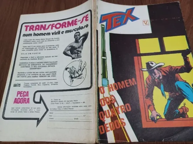 (item 141) Tex n. 33 da 1a Edição . O homem de 4 dedos