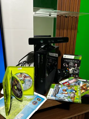 XBOX 360 COMPLETO +6 JOGOS!