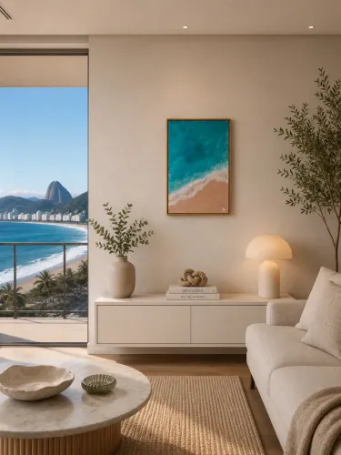 Tela de pintura quadro (a) mar 40X60 - arte própria