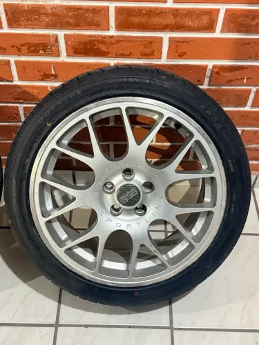 Rodas BBS 5x100 com Pneus novos.
