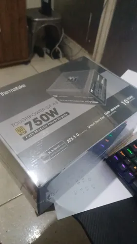 Fonte Thermaltake 750w plus gold full modular 