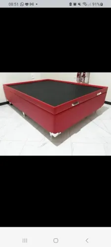 Base para colchao com baú 