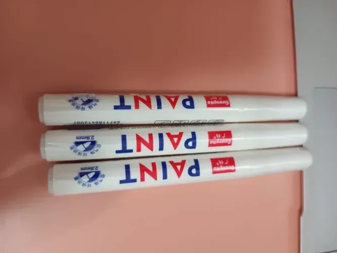 3 canetas Paint-Branca para Pinturas de Pneus- Carros e motos.