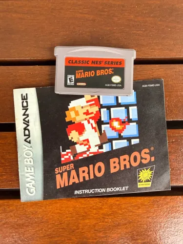 Jogo Super Mario Bros. Original para Game Boy Advance com Manual Original