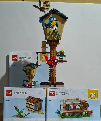 Lego Creator 3 em 1 Casa de Pássaros 31143