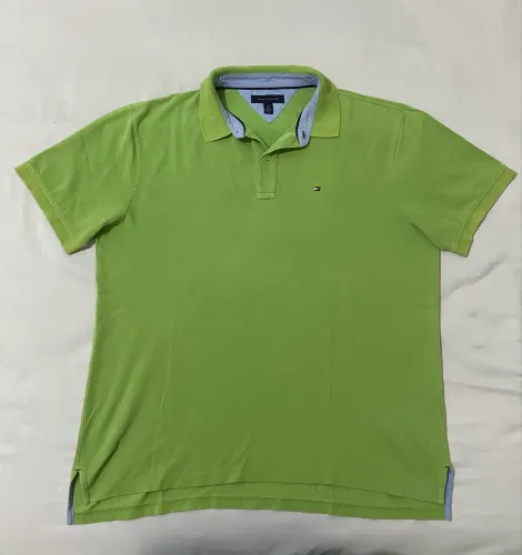 Camisa Polo Tommy Hilfiger Original TAM XL/GG Verde Limão