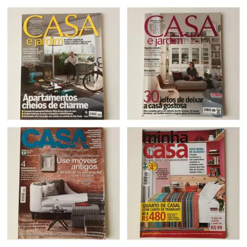 Vendo lote de revistas de decoração