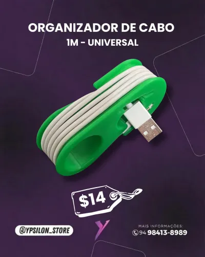 ORGANIZADOR DE CABO UNIVERSAL