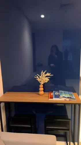 Balcão com banquetas 
