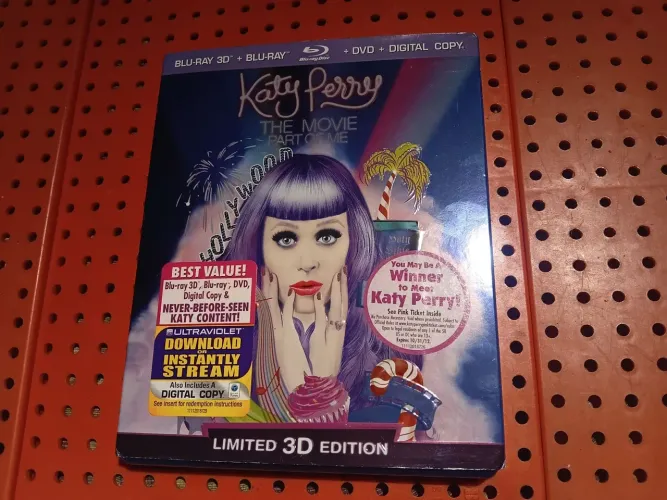 Bluray Katy Perry 3D + blu-ray + dvd original IMPORTADO