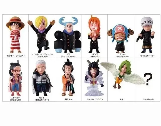 Set One Piece Collection Punk Hazard Shambles 12 figures Bandai Luffy Nami Zoro Sanji