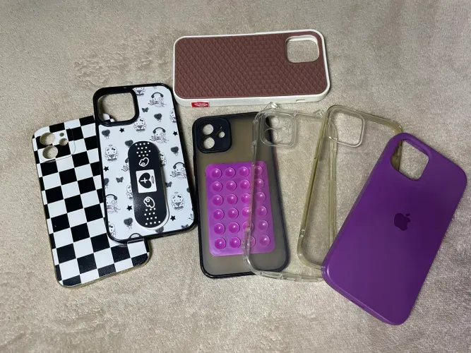 iPhone 12 / 12 PRO: kit com 7 cases