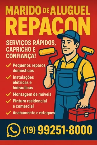 Serviços de Manutenção Residencial, pintura residencial e comercial