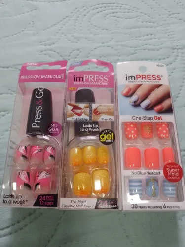 Kit 3 unidades unha gel Impress