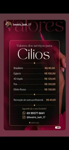 Extensão de Cílios