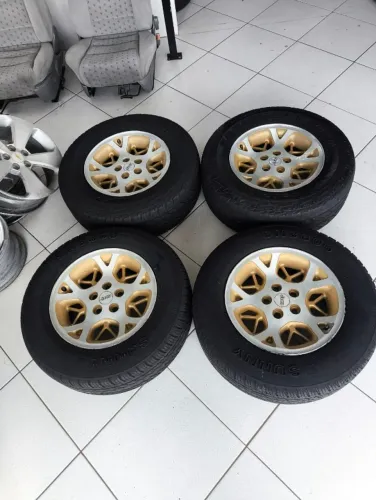 JOGO DE RODAS JEEP GRANDCHEROKEE ARO 16 5 FUROS 1996 1997 1998 1999 2000
