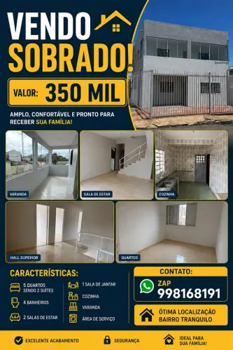 Casa ( sobrando) na quadra 13 do Paranoá