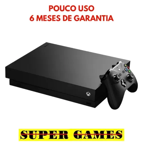 Xbox One X 1TB, aceitamos troca. Loja física 21 anos de mercado, próximo ao metrô