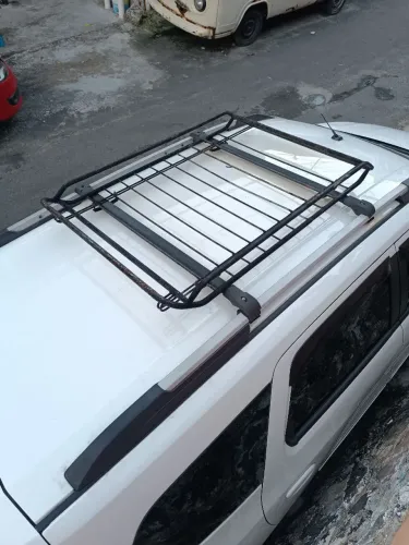 Bagageiro maleiro teto gradeado 