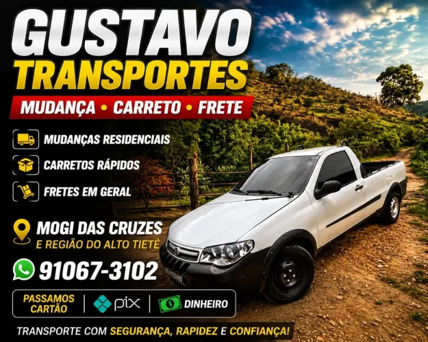 FRETES CARRETOS RÁPIDO MOGI DAS CRUZES E ALTO TIETÊ ?