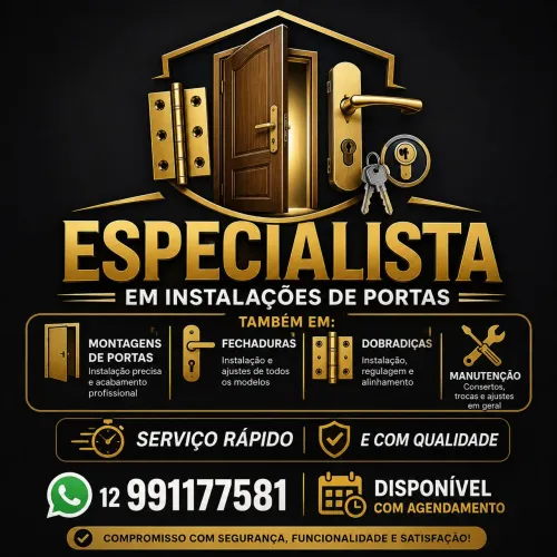 Instalação portas  e ajustes 