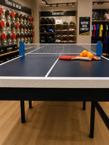 Mesa de Ping Pong Dobrável (Nova) - Retirada/Entrega RJ