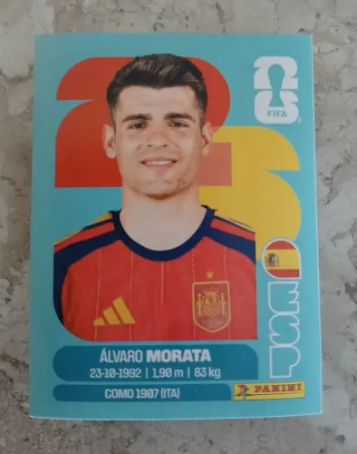 Figurinhas da Copa 2026 ( Álvaro Morata)