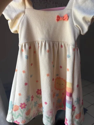 Vestido menina 9 a 12 meses