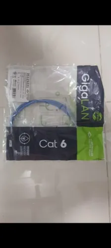 10 PATCH CORD CAT6 GIGALAN AZUL 1METRO