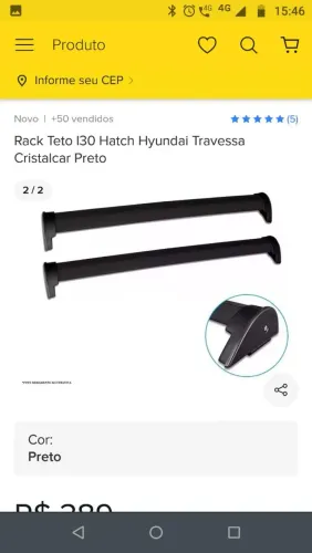Rack de teto i30