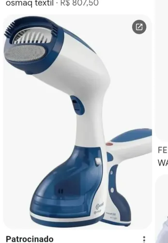 Vaporizador portátil de passar roupa 