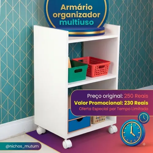 Armário organizador multiuso