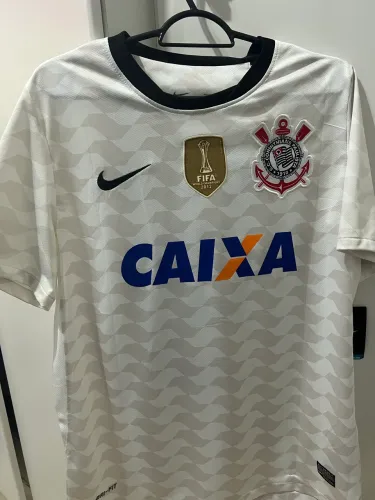 Camisa Corinthians 2012 com Patch Mundial