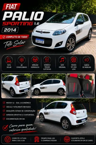 Fiat Palio Sporting Dualogic 1.6 Flex 16V 5P 2014