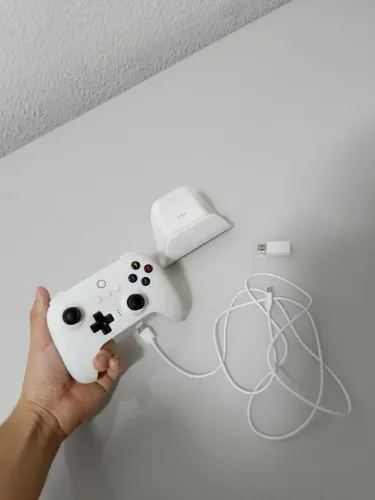 Controle 8BitDo Ultimate 3-Mode branco
