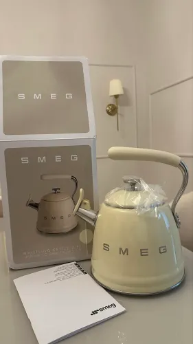 Chaleira de fogão smeg nova