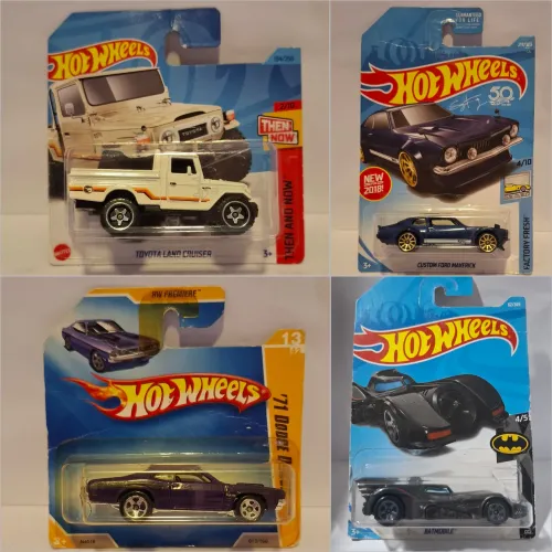 Kit 4 Hot wheels manline