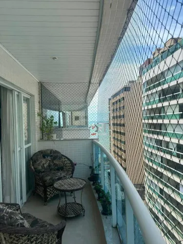 Apartamento 2 quartos sendo1suíte. Mobiliado,vista MAR,na quadra da Praia da Costa-Vila Ve
