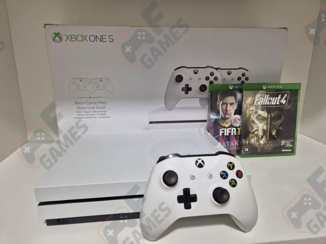 Xbox One S 1TB Seminovo + Garantia | Aceito Cartão!!!