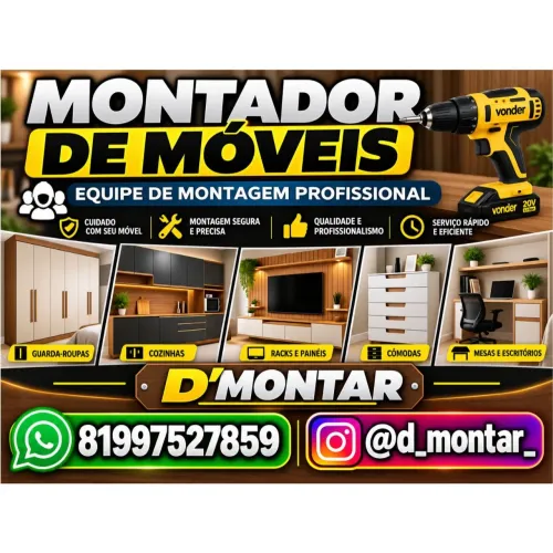 Montador de móveis, Olinda recife e paulista