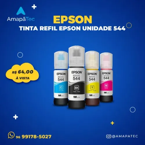 Garrafa De Tinta Epson Ecotank 544