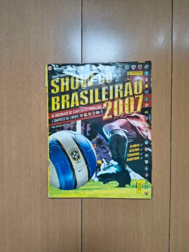 Álbum Show do Brasileirão 2007 (Panini) - Incompleto