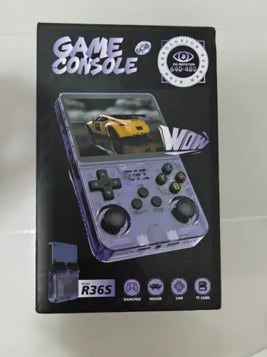 Console Portátil R36S 64GB Sistema Atualizado