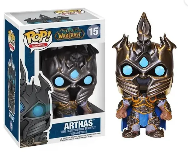 Funko Pop! World Of Warcraft Arthas Lich King #15 - Raro
