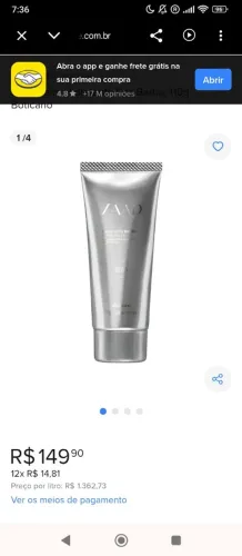 Balm após barba zaad a Boticário 110g lacrado