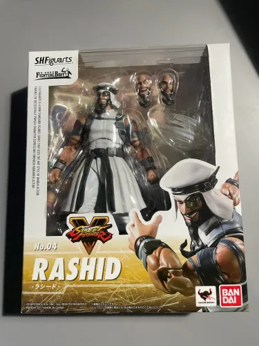 Rashid. Street Fighter. S.H. Figuarts. Original e Completo.