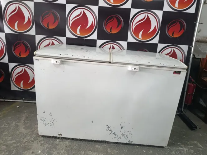 Freezer 1,30x73x90 horizontal 2 portas 110 volts revisado