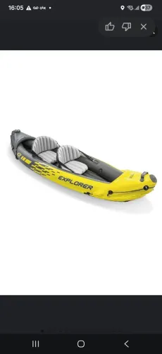 Caiaque Inflável Explorer K2 para 2 Pessoas Completo com Remos e Bomba