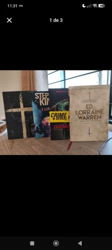 Kit livros de terror/ ótimo estado/ exorcista/ warren